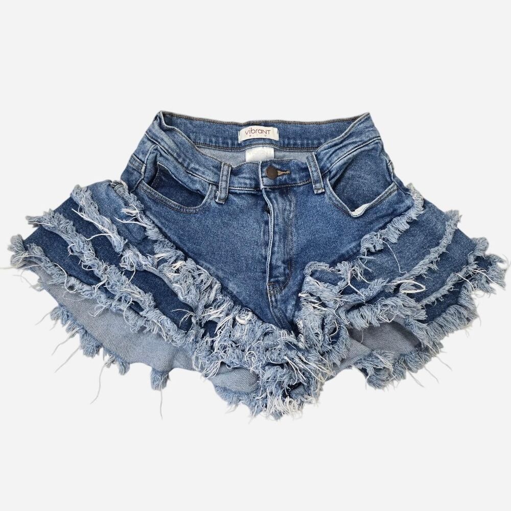 Vibrant Women's Blue Shorts